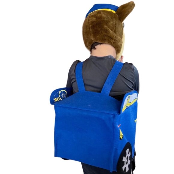 Pottery Barn Kids Costume Paw Patrol Pup Chase Blue 2 Pc Hat PBK Unisex Small - Picture 6 of 14